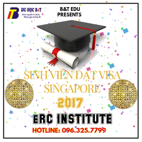 DU HỌC SINGAPORE CÙNG B&T - SINH VIÊN ĐẠT HỌC BỔNG HỌC VIỆN ERC