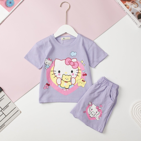 H436 Bộ cotton BG ngắn tay 2 chiều liti 2/7 (Ri6)