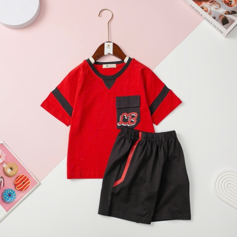 H475 Bộ cotton BT ngắn tay túi ngực 4/12 (Ri5)