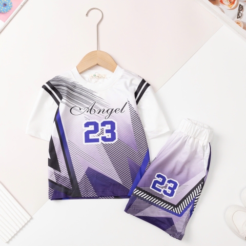 H562 Bộ cotton trẻ em - bé trai B002 10/16 (Ri4) thể thao