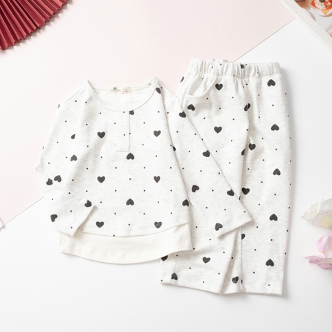 H597 Bộ cotton trẻ em - bé gái ĐG001 2/12 (Ri6)