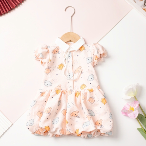 HY5 Váy thời trang trẻ em - V07 2/10 (Ri5) PH1232 vải xốp