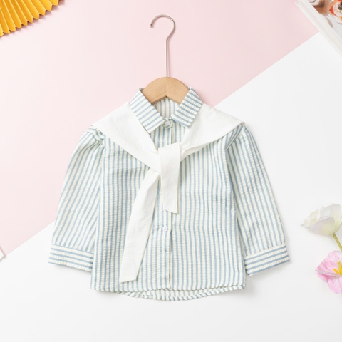 HY5 Áo thời trang trẻ em - ĐA05  4/12 (Ri5) PH1235 sơ mi