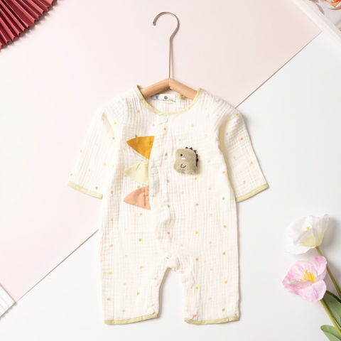 H595 Bộ thời trang trẻ em - F06 6m/18m (Ri4) body sơ sinh khủng long