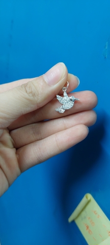 Charm chim đính đá treo T108