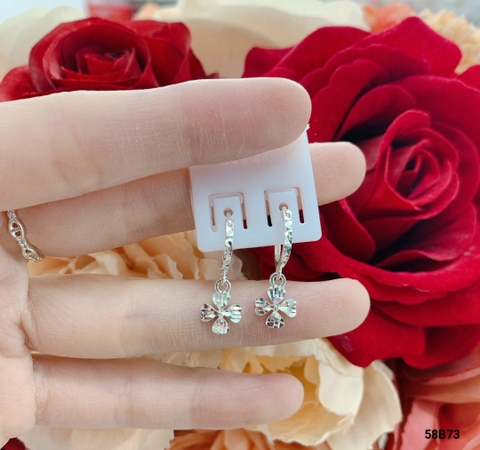 BÔNG TAI CHO BÉ BẠC 58B73