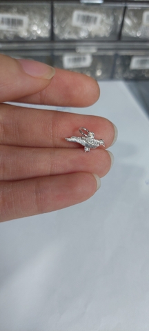 Charm chim mini đính đá thấp treo T138