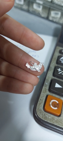 Charm chim đậu đính đá treo T135