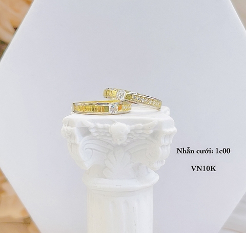 NHẪN CƯỚI VÀNG 10K