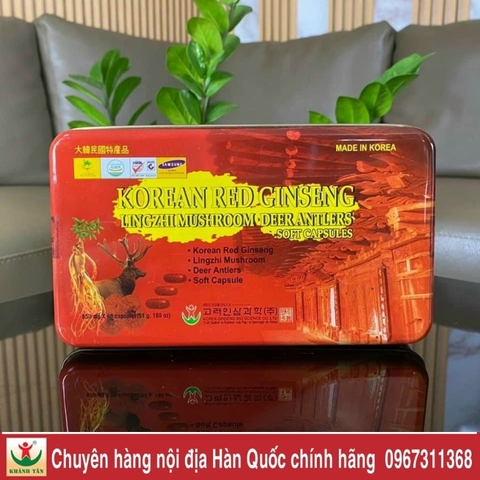 Viên Đạm sâm Nhung Linh Chi Hàn Quốc - Bio Apgold