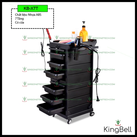 TỦ ĐẨY ĐA NĂNG ĐỰNG ĐỒ 7 TẦNG CÓ KHÓA KB-X7T