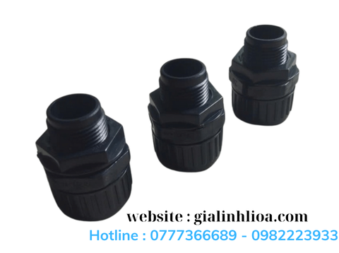 ĐẦU NỐI RUỘT GÀ PHI 25 MÀU ĐEN