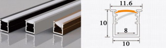 THANH NHÔM ĐỊNH HÌNH PROFILE CHO LED 10 x 10mm