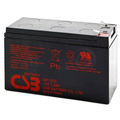 CSB AGM VRLA 12V-7.2Ah (GP 1272 F2)