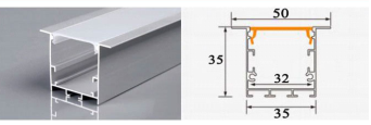 THANH NHÔM ĐỊNH HÌNH PROFILE CHO LED A35x 35mm