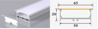 THANH NHÔM ĐỊNH HÌNH PROFILE CHO LED A50x 20mm