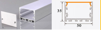 THANH NHÔM ĐỊNH HÌNH PROFILE CHO LED 50x 35mm