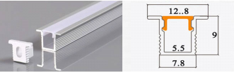 THANH NHÔM ĐỊNH HÌNH PROFILE CHO LED A7.8 x 9mm
