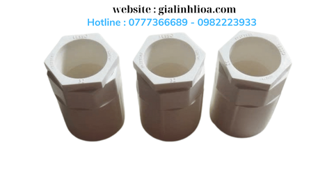 ĐẦU NỐI RUỘT GÀ PHI 32 MÀU TRẮNG