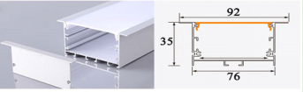 THANH NHÔM ĐỊNH HÌNH PROFILE CHO LED A76x 35mm