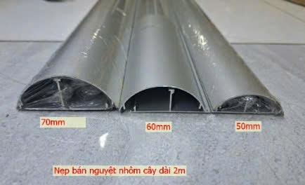 Ghen Bán Nguyệt Nhôm D60x15