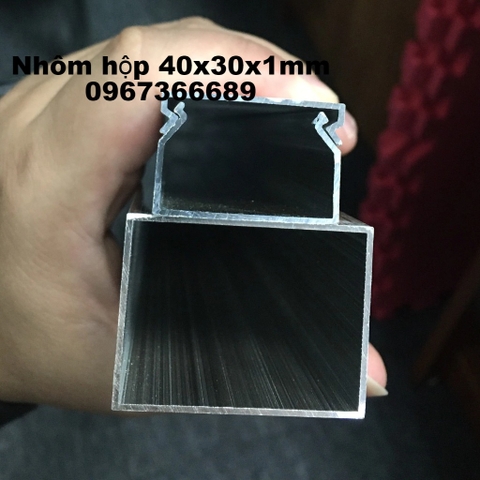 Ghen hộp nhôm 40x30x1mm