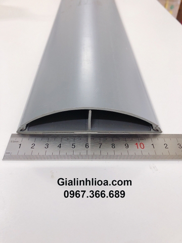 Ghen Bán Nguyệt Xám D120x27