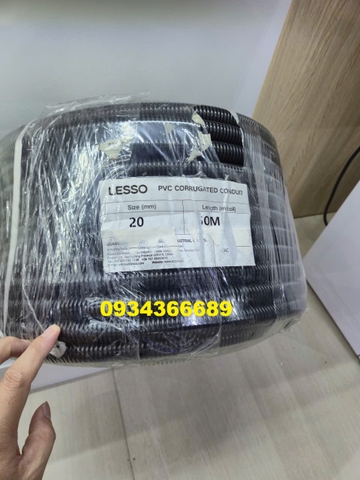 Ống Ruột gà Lesso D20-D25-D30-D40-D50