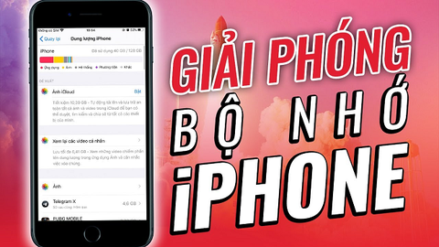 Iphone bị đầy dung lượng làm cách nào để giải phóng??