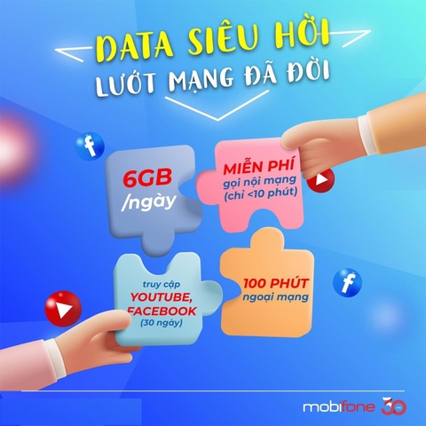 Cách đăng ký gói cước GG155 MobiFone, nhận 180GB dung lượng tốc độ cao cùng nhiều ưu đãi