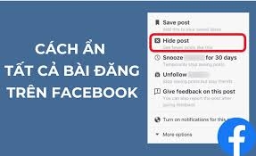 Cách ẩn nhanh tất cả bài viết trên Facebook chỉ trong vòng một nốt nhạc