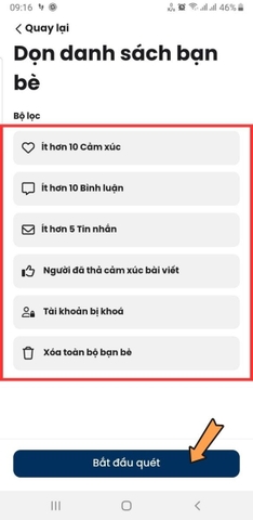 Cách lọc, xóa bạn bè ít, không tương tác trên Facebook