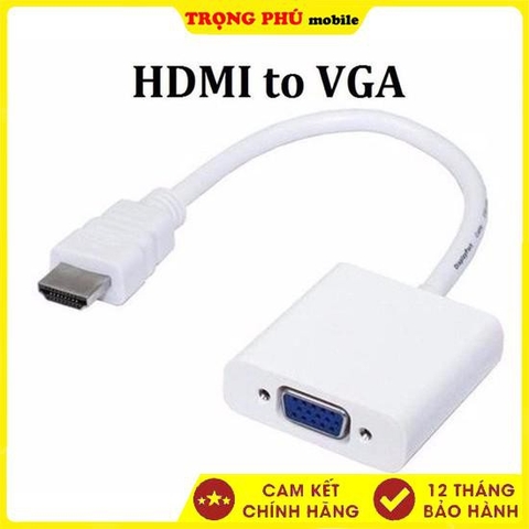 Cáp chuyển hdmi ra vga - Xịn