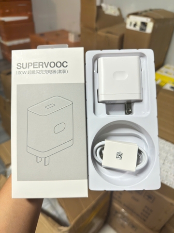 Bộ sạc Supervooc 100w typeC cho Oppo TA-100w 220k