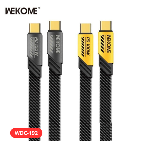 Cáp sạc TypeC-TypeC Wekome wdc-192 100w