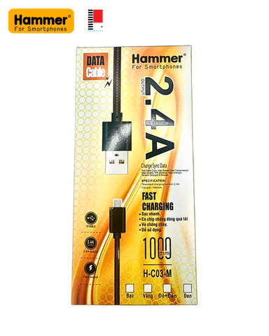 Cáp sạc Hammer C03 USB