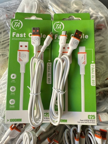 Cáp sạc USB-TypeC TA C25 30k