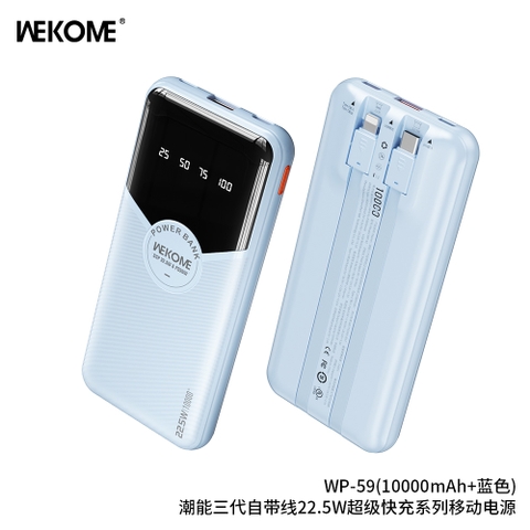 Pin Sạc dự phòng Wekome WP-59 10.000mah 22.5w