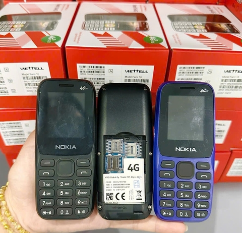 Điện thoại Nokia 105 Pro 2024 HMD 4G Lk mới Bao cắt sóng- Sóng 4G chuẩn