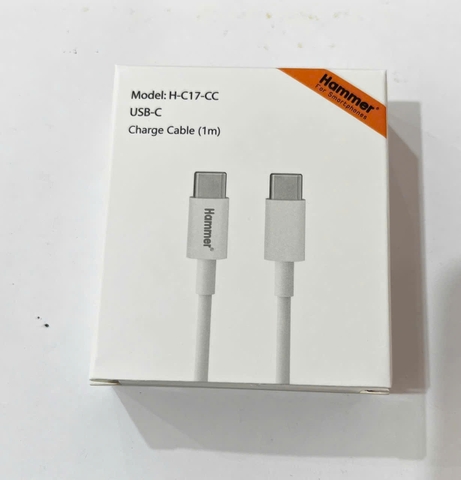 Cáp sạc iphone 15 Hammer H-C17-CC typeC-typeC 90k