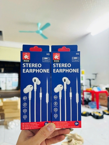 Tai nghe dây đầu tròn Piko H2 dành cho Samsung - Đầu tròn J5