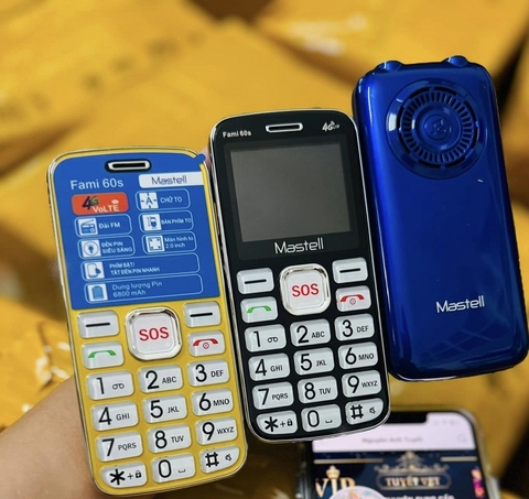 Điện thoại Mastel Fami 60s 4G - Sóng 4G chuẩn