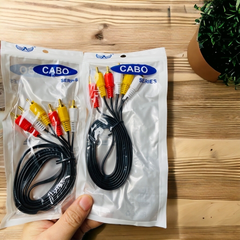 Cáp chuyển av 3 đầu bông sen ra 3 đầu bông sen