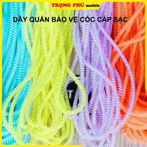 Combo 2 Dây quấn bảo vệ cáp sạc, tai nghe