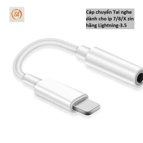 Cáp chuyển Lightning ra 3.5 dành cho ip 7/8/X 220k