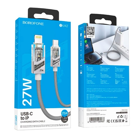 Cáp sạc nhanh Borofone Bu42 typeC-lighting
