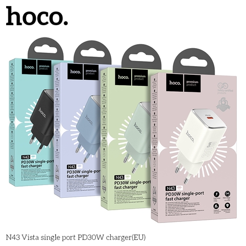 Cốc sạc Hoco N43 PD30w (1C)