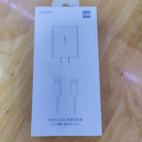 Bộ Sạc Oppo GAN 65w typeC-typeC super vooc sạc nhanh