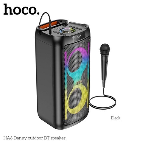 Loa Bluetooth Kéo Hoco HA6 kèm 1 mic 30w