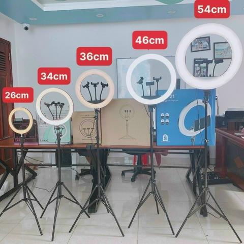 Đèn Led Ring Livestream Size 36cm 3 Chân + Chân đứng